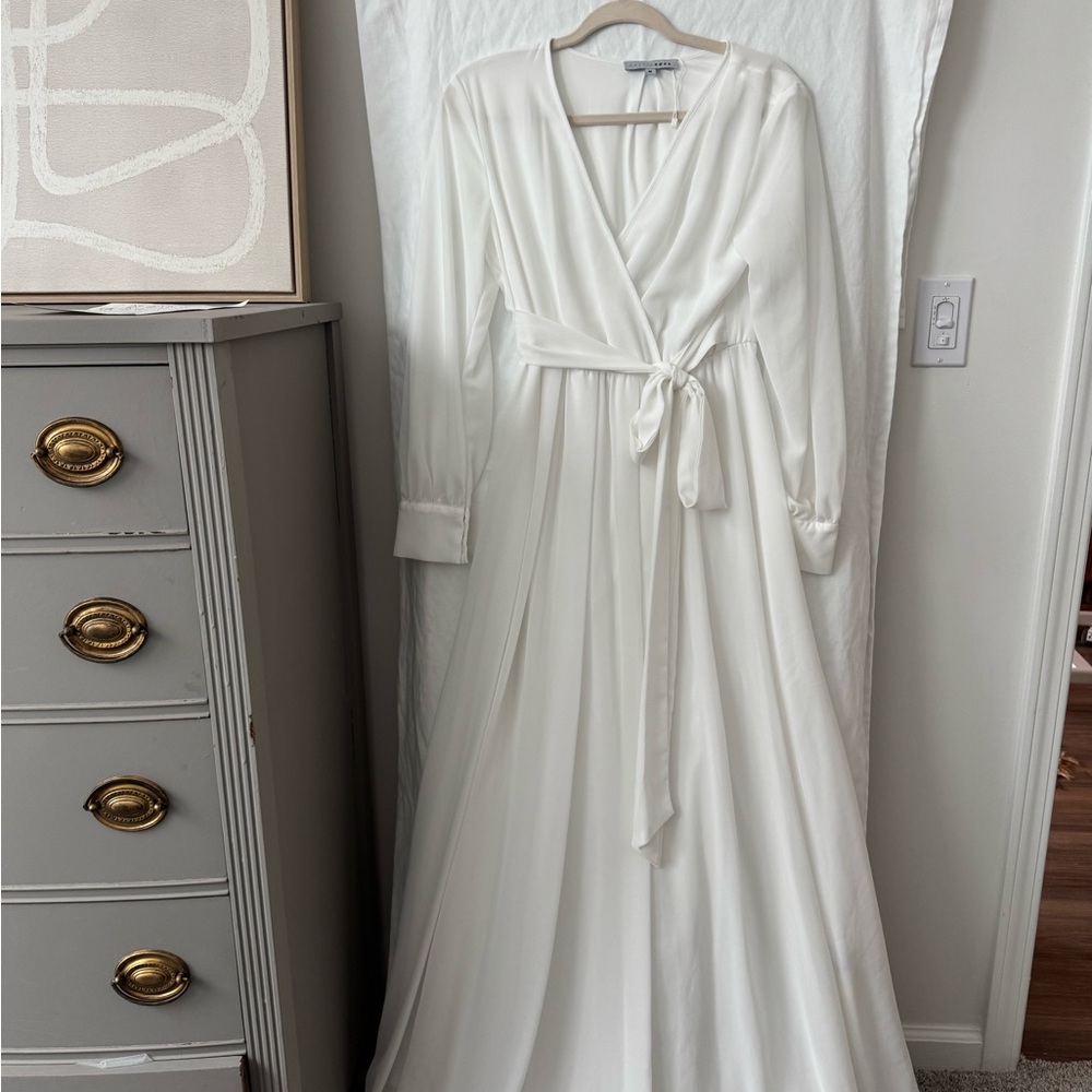 SOLD Baltic Born Ivory Wrap Dress